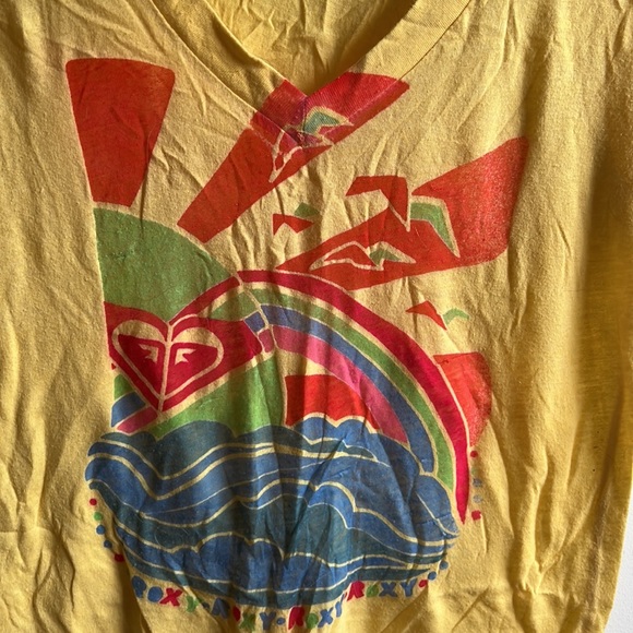 Yellow soft Roxy T small - Picture 2 of 6